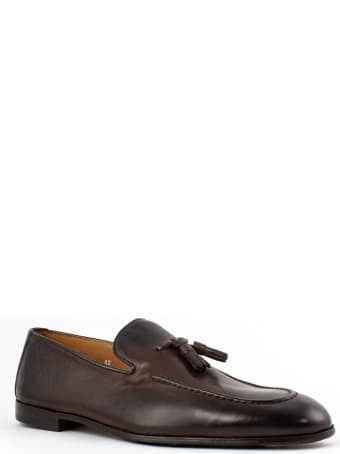 Doucal's Brown Smooth Leather Loafer