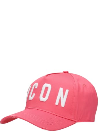 Dsquared2 Hats In Rose-pink Cotton