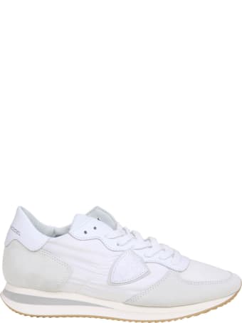 Philippe Model Trpx Sneakers In Suede And Nylon