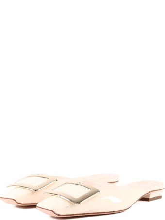 Roger Vivier Patent Mules Belle Vivier