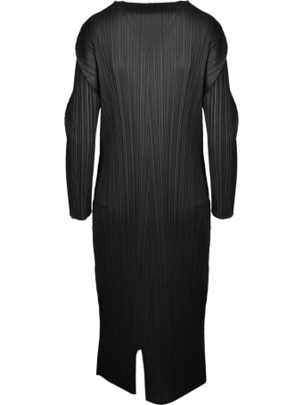 Pleats Please Issey Miyake Pleated Midi Dress