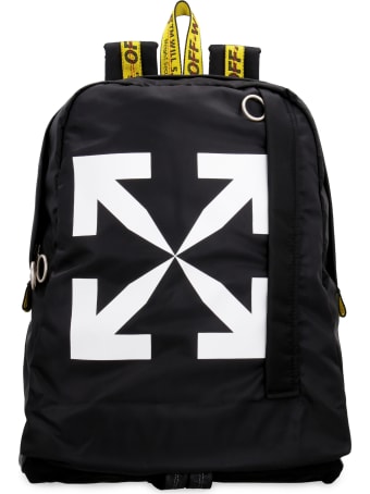 Off-White Logo Detail Nylon Backpack
