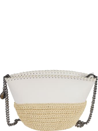 Stella McCartney Stitch Detail Top Zip Chain Shoulder Bag