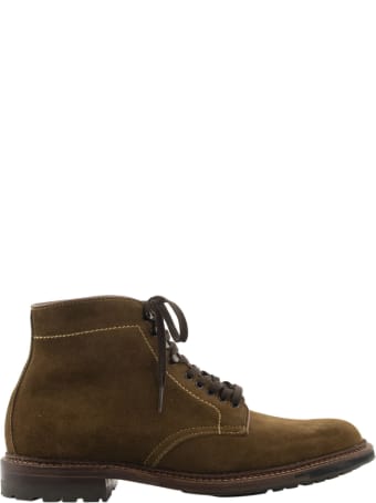 Alden Plain Toe Boot Snuff Suede 4511hc