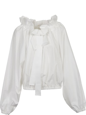 Patou Gros Grain Long Sleeves Top