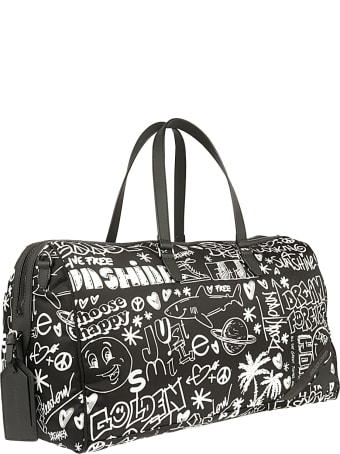 Golden Goose Journey Duffle Bag Print Nylon Body