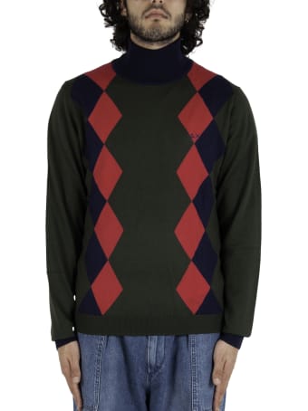 Sun 68 Turtle Argyle - Green/blue