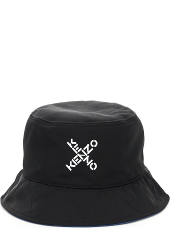 Kenzo Bucket Hat With Cross Logo