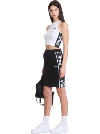Fila Tama Sport T-shirts & Tops In White Polyester