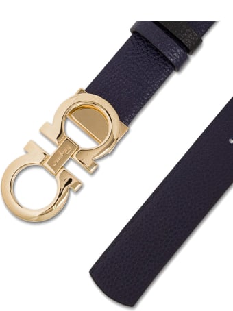 Salvatore Ferragamo Reversible Gancini Leather Belt
