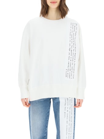 MM6 Maison Margiela Printed Crewneck Sweatshirt