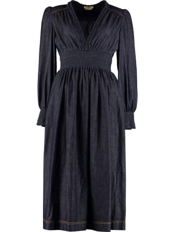 Fendi Denim Midi Dress