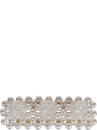 Shrimps Beaded Hair Barette