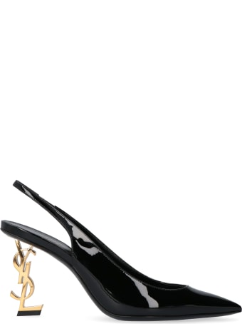 Saint Laurent Opyum Patent Leather Slingback Pumps
