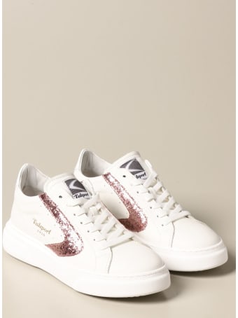 Valsport Shoes Tournament Up Valsport Sneakers In Leather With Glitter Detail