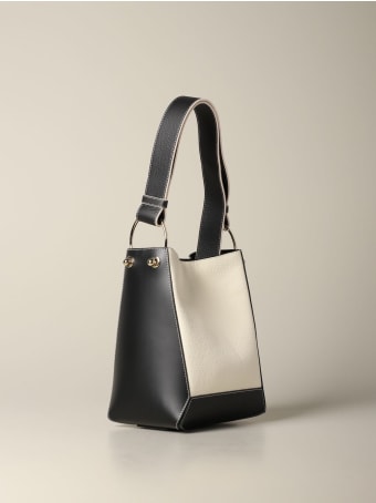 Strathberry Shoulder Bag Strathberry Wool Midi Bag In Patchwork Leather