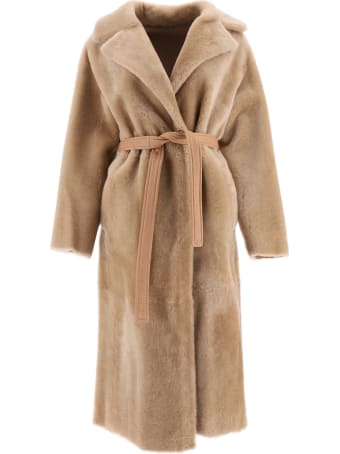 Blancha Reversible Shearling Coat