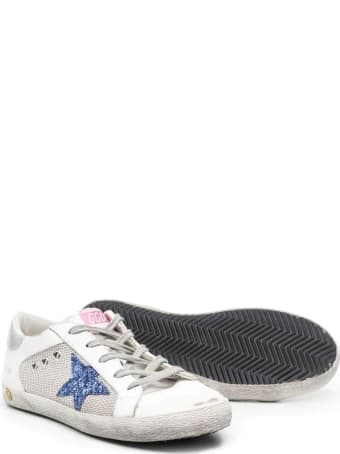Golden Goose Sneakers With Laces And Glitter Star
