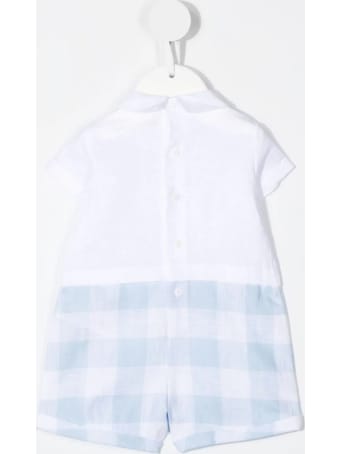 Il Gufo Newborn Short Linen Jumpsuit