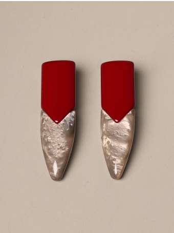 Giorgio Armani Jewel Giorgio Armani Earrings In Bicolor Resin