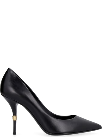 Dolce & Gabbana Cardinale Leather Pointy-toe Pumps