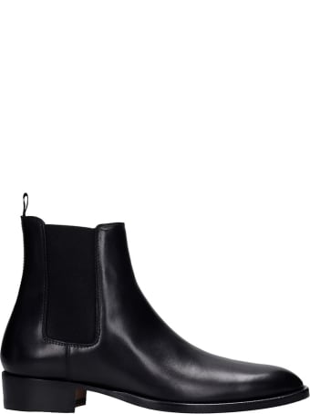 Marc Ellis Ankle Boots In Black Leather