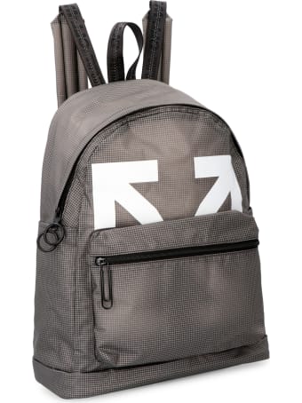 Off-White Logo Detail Pvc Backpack