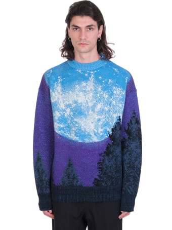 Bonsai Knitwear In Blue Wool