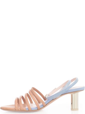 Anna Baiguera Bicolour Sandals W/heel