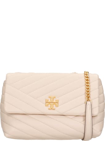 Tory Burch Shoulder Bag In Beige Leather
