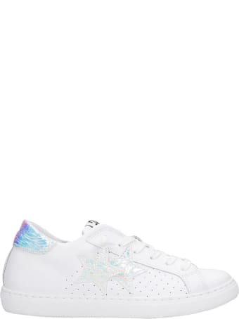 2Star Sneakers In White Leather