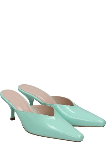 Kalda Alba Sandals In Green Leather