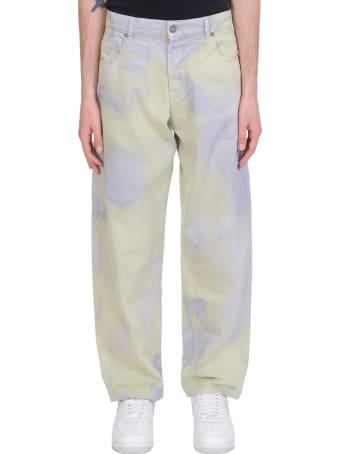 Bonsai Jeans In Green Cotton