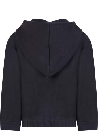 Raquette Blue Sweatshirt For Kids With Racket