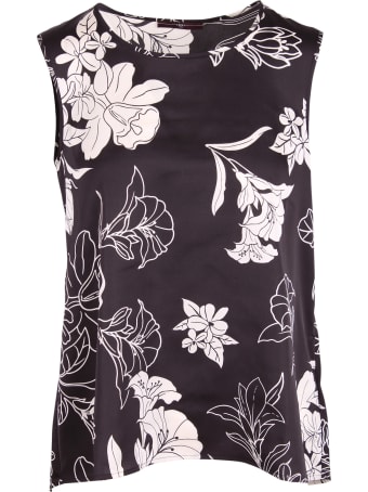 High 'cue' Polyester Top