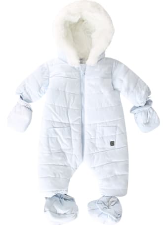 Absorba Light Blue Overall For Babyboy With Logo