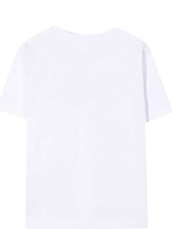 Hugo Boss White Teen T-shirt With Logo
