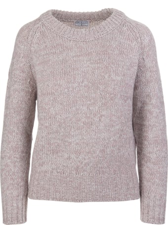 Fedeli Melange Pink Cashmere Woman Sweater