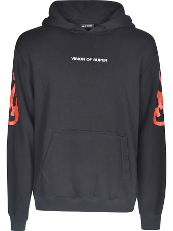 Vision of Super Sleeve & Back Print Hoodie