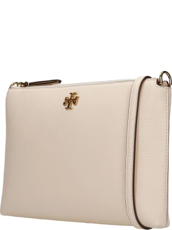 Tory Burch Shoulder Bag In Beige Leather