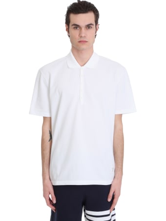 Thom Browne Polo In White Cotton