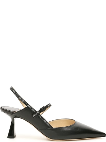 Jimmy Choo Ray 65 Slingback With Logo