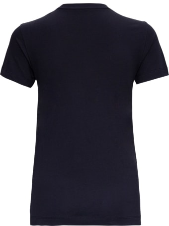 Moncler Jersey T-shirt With Logo Inlay