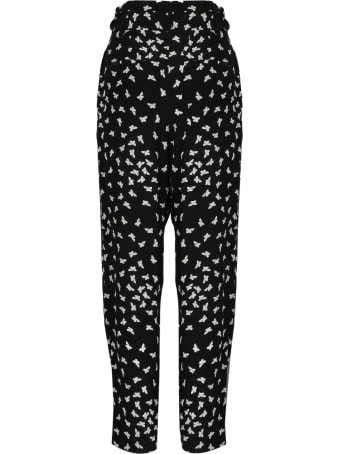 RED Valentino Printed Balloon Silk Pants