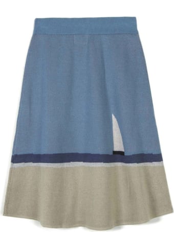Wolf & Rita Light Blue Skirt For Girl