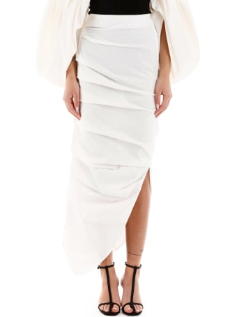 A.W.A.K.E. Mode Draped Midi Skirt