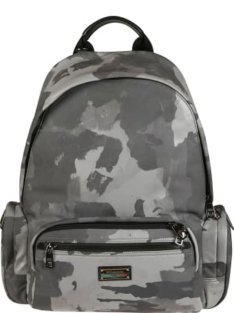 Dolce & Gabbana Camouflage Padded Backpack