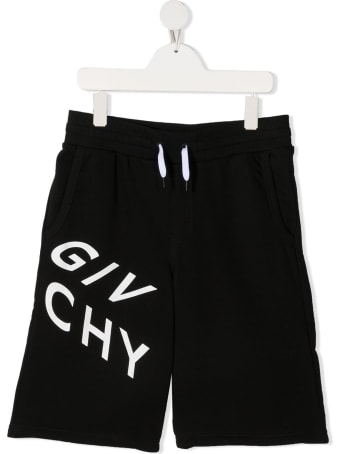 Givenchy Jersey Bermuda With Contrasting Logo Print