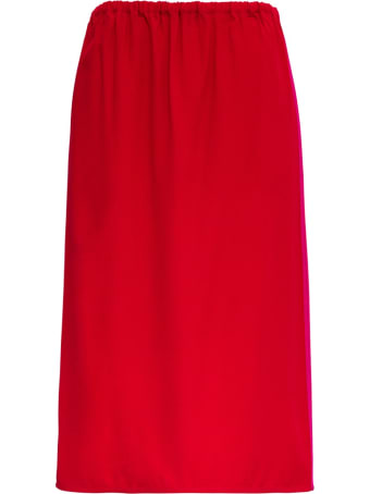 Marni Red Pencil Skirt