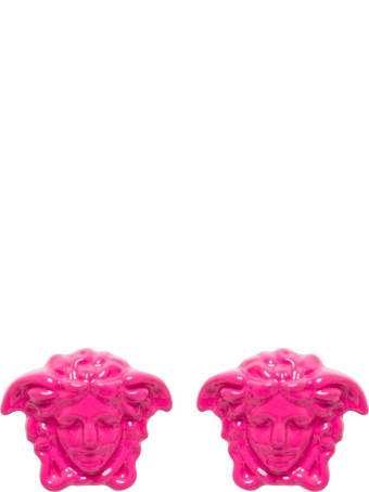 Versace Pink Medusa Earrings